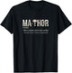 Ma-Thor Funny Definition for Cool Mom T shirt T-Shirt - T-Shirt | Black