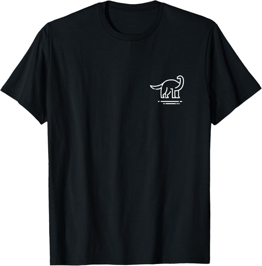 Brontosaurus Women & Kids | Dinosaur Badge T-Shirt - T-Shirt | Black