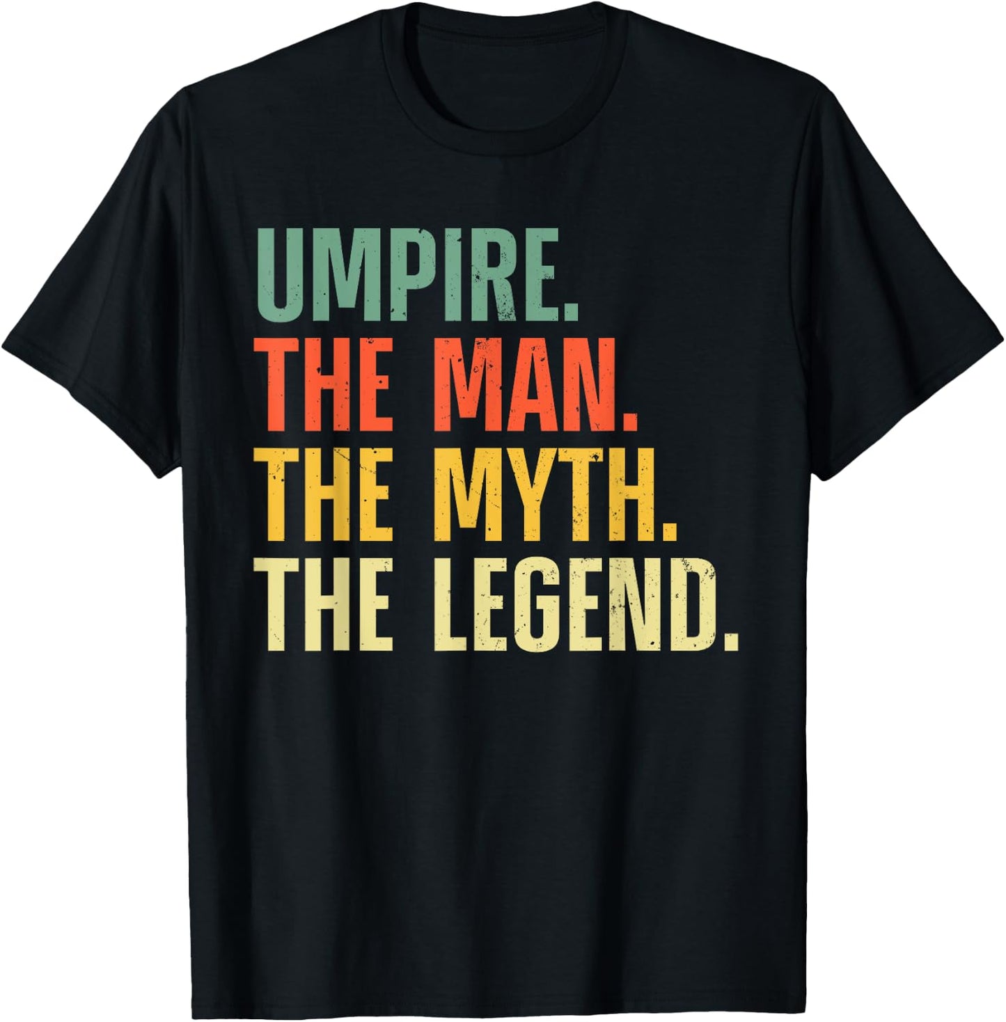 Cool Umpire Art Boys Sport Official Referee Umpire T-Shirt - T-Shirt | Black