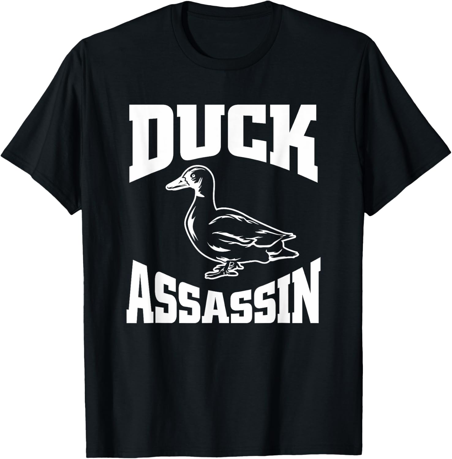 Duck Assassin Hunting T Shirt T-Shirt - T-Shirt | Black