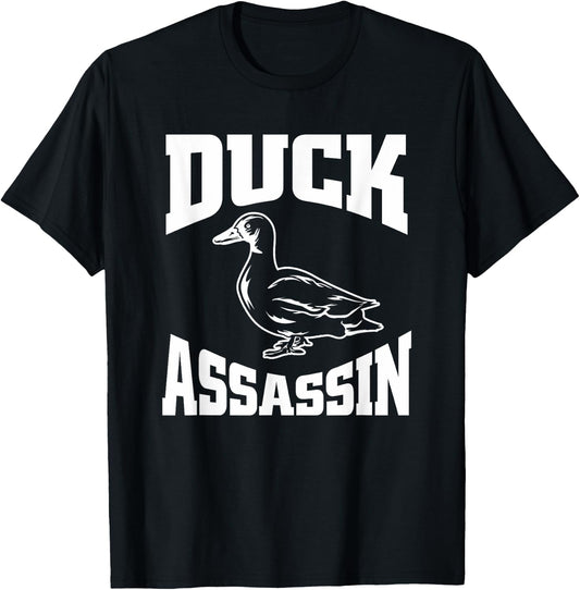 Duck Assassin Hunting T Shirt T-Shirt - T-Shirt | Black