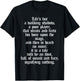 Lifes But A Walking Shadow Macbeth Shakespeare Quotes T-Shirt - T-Shirt | Black