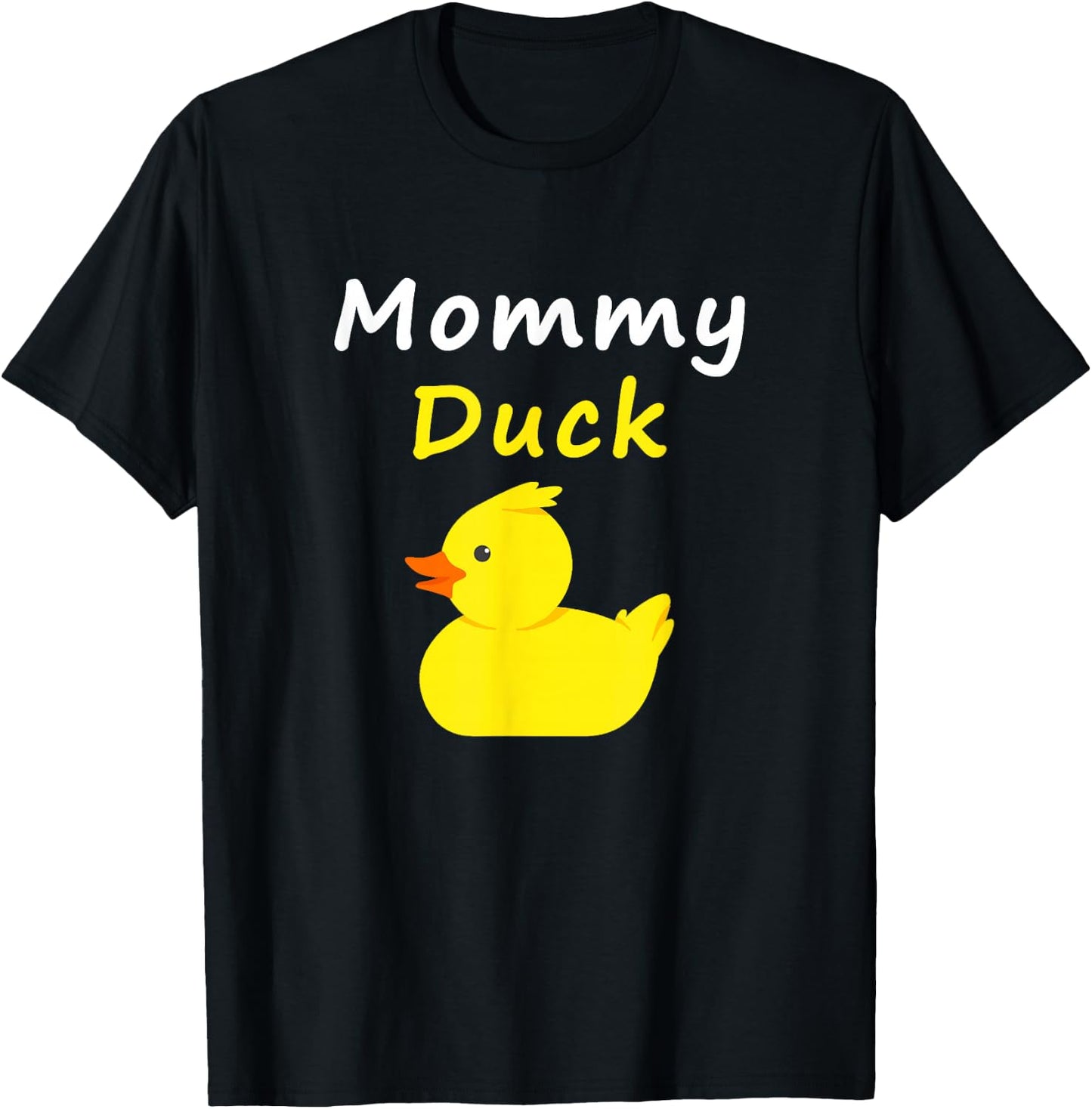 Mommy Duck Rubber Duck T-Shirt - T-Shirt | Black