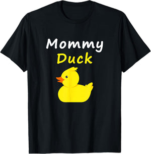 Mommy Duck Rubber Duck T-Shirt - T-Shirt | Black
