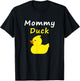 Mommy Duck Rubber Duck T-Shirt - T-Shirt | Black