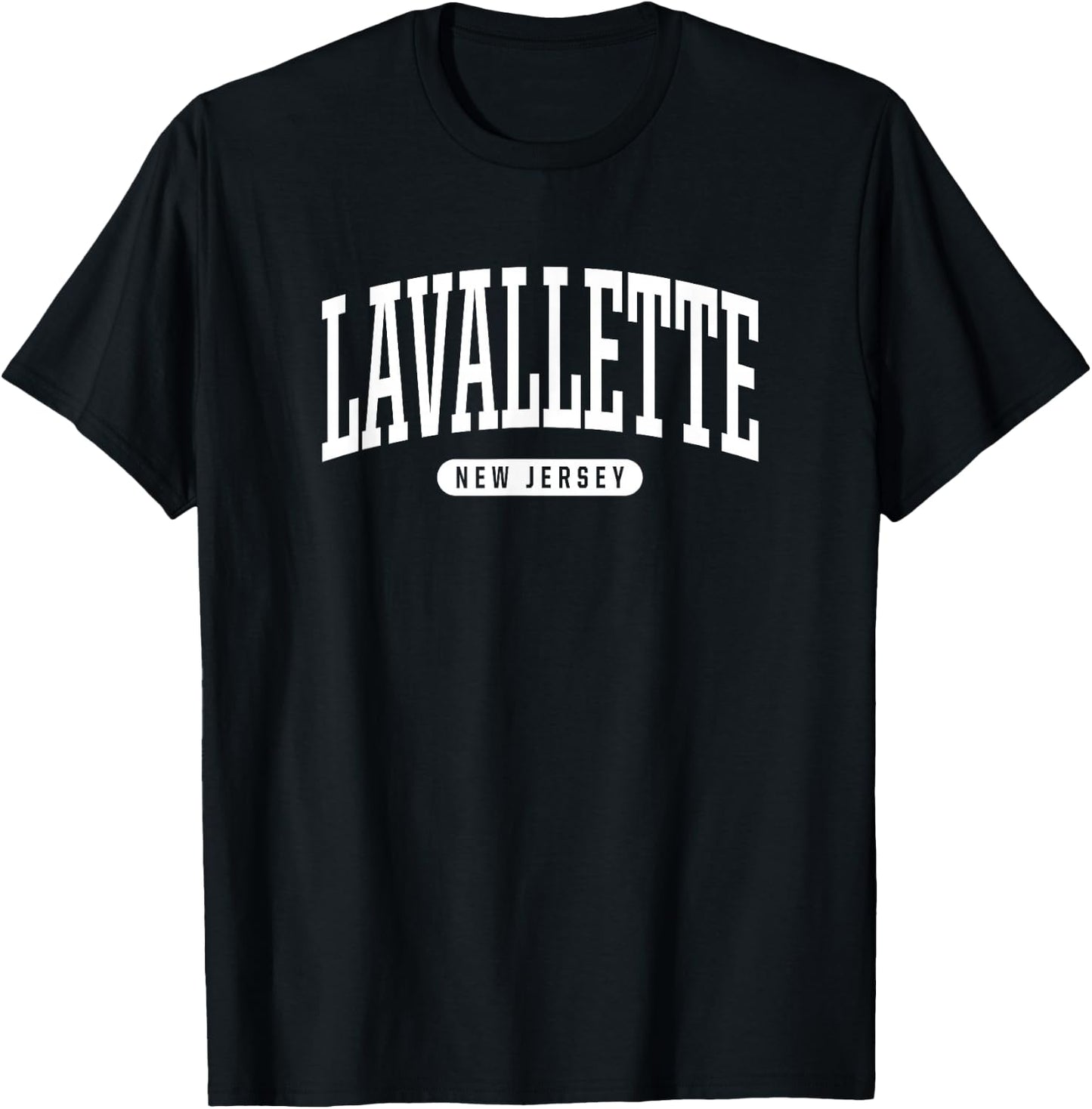 Lavallette New Jersey T Shirt Lavallette Gifts NJ T-Shirt - T-Shirt | Black
