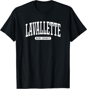 Lavallette New Jersey T Shirt Lavallette Gifts NJ T-Shirt - T-Shirt | Black