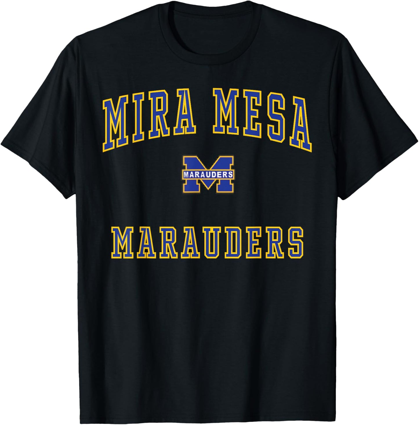 Mira Mesa High School Marauders C1 T-Shirt - T-Shirt | Black