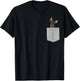 Dog in Your Pocket Manchester Terrier T-Shirt - T-Shirt | Black