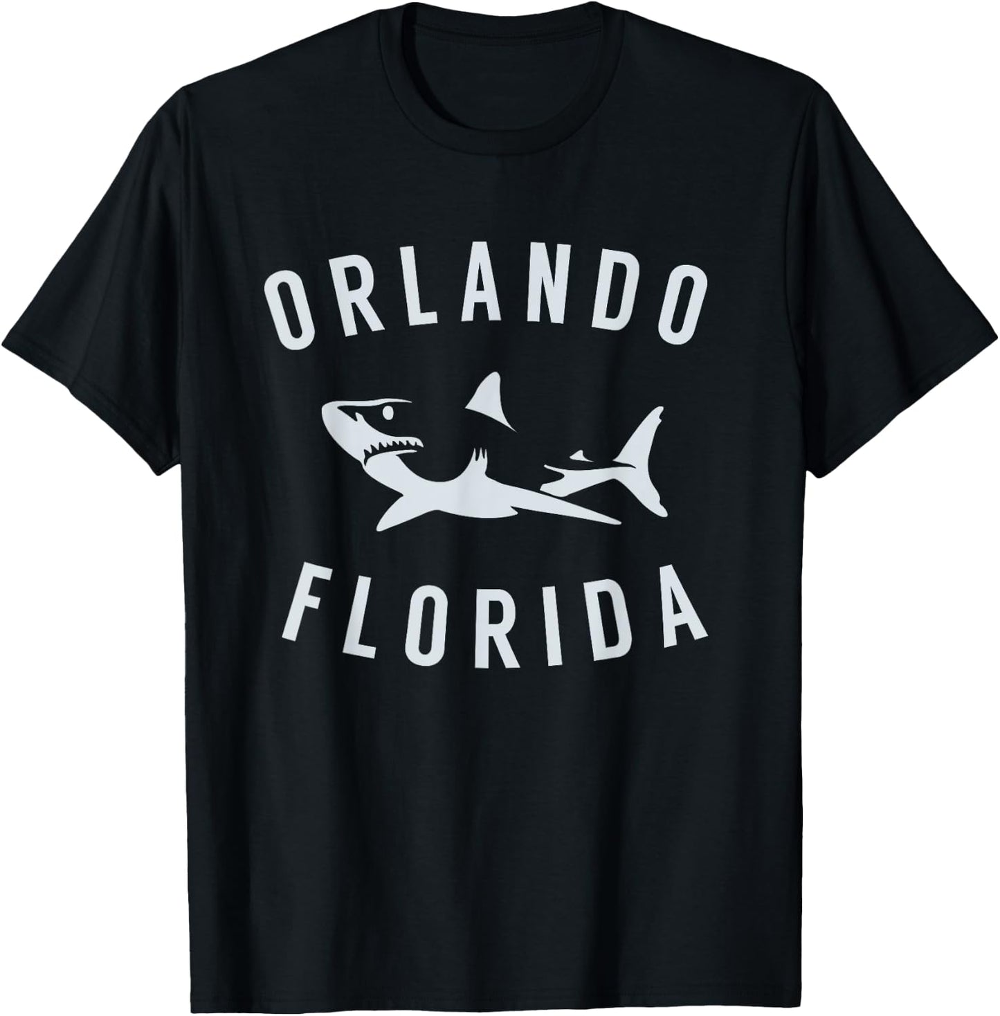 Orlando Florida T Shirt Shark FL Souvenirs T-Shirt - T-Shirt | Black