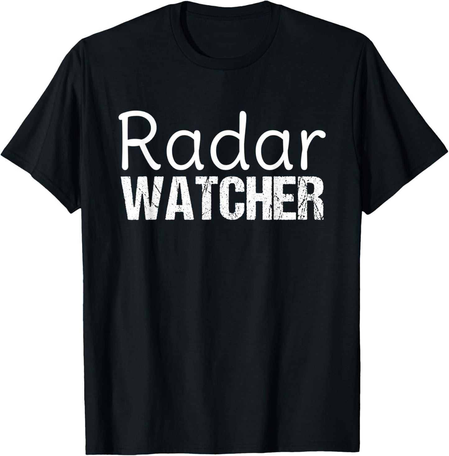 Weather Report Shirt | Radar Watcher T-Shirt - T-Shirt | Black