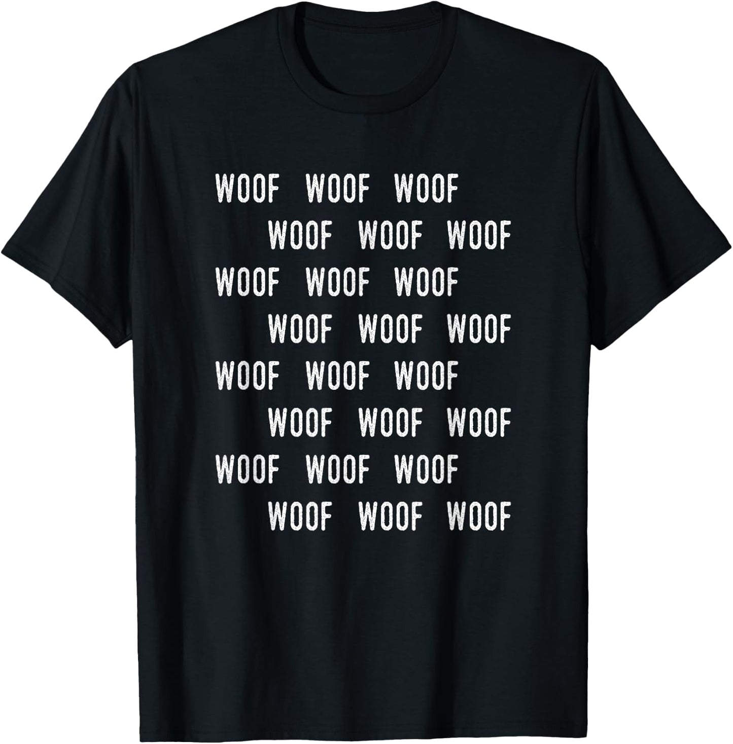 Woof Woof - Dog Lovers Funny T Shirt Women Girls Kids T-Shirt - T-Shirt | Black
