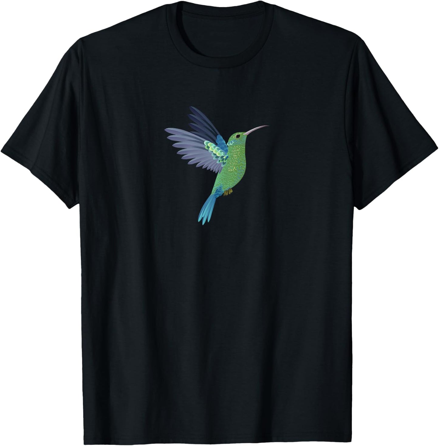 Hummingbird | Mothers Day Christmas - Mom Nana Bird Lover T-Shirt - T-Shirt | Black
