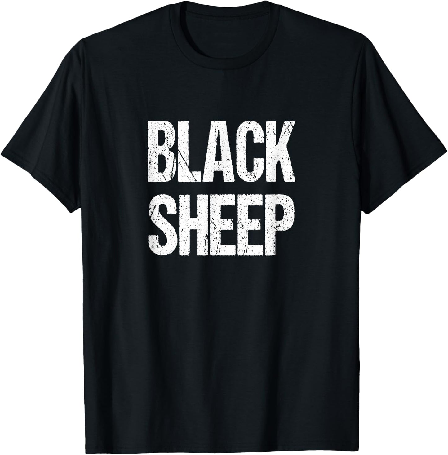 Trendy Black Sheep Outcast T-Shirt - T-Shirt | Black