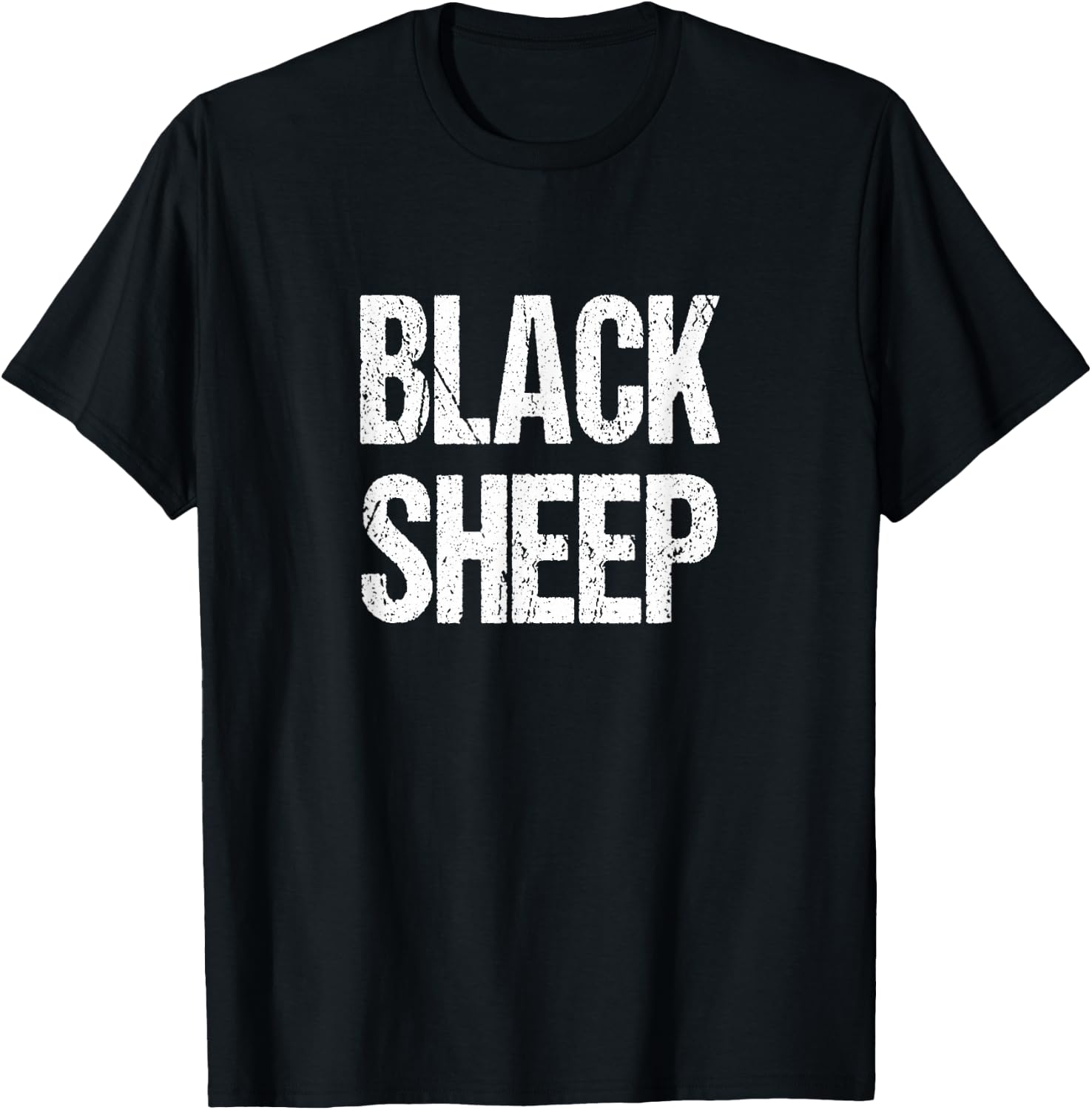 Trendy Black Sheep Outcast T-Shirt - T-Shirt | Black
