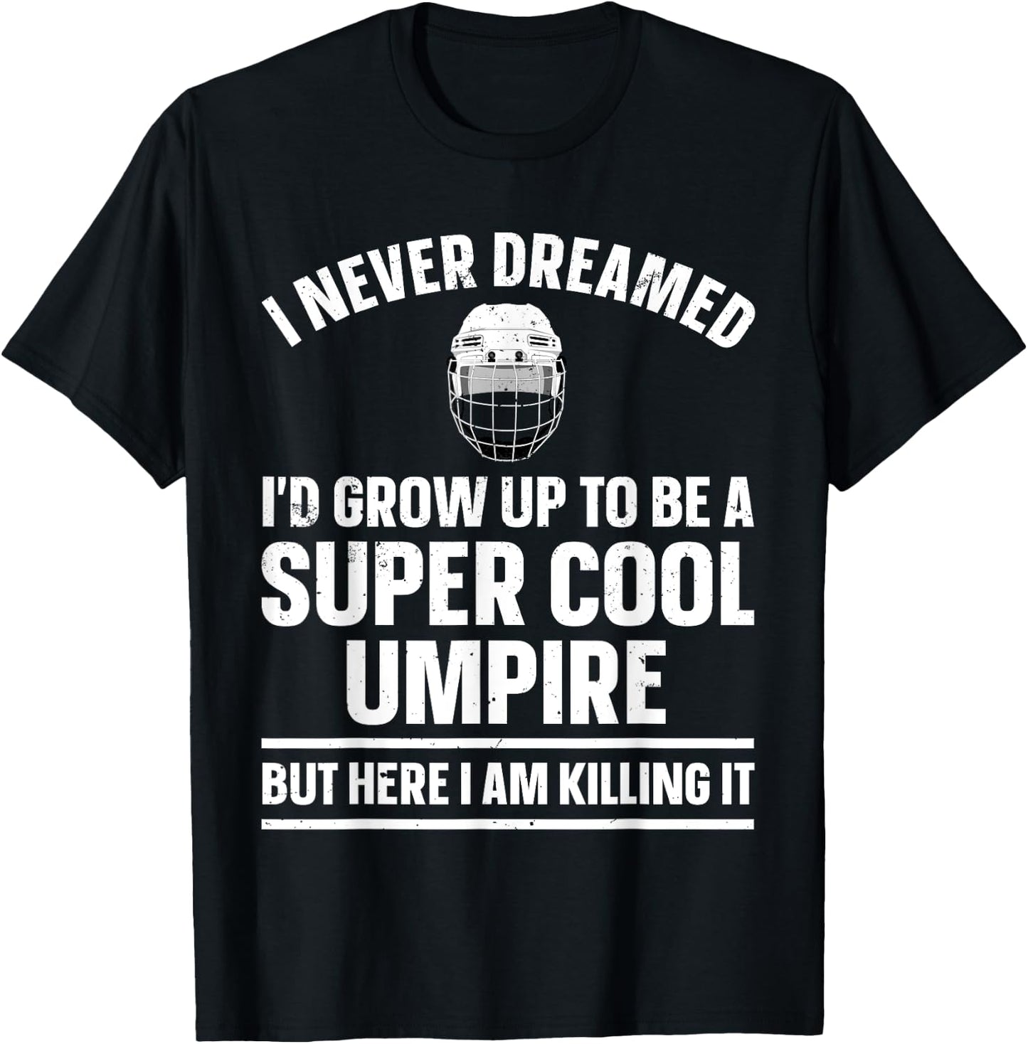 Cool Umpire Design Women Kids Sports Referee Umpire T-Shirt - T-Shirt | Black