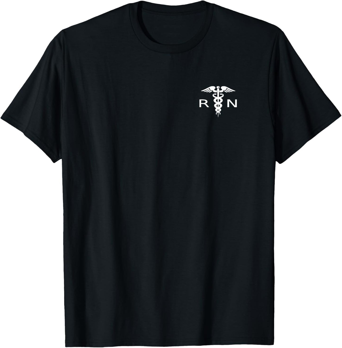 RN Caduceus Symbol Logo T-Shirt - T-Shirt | Black