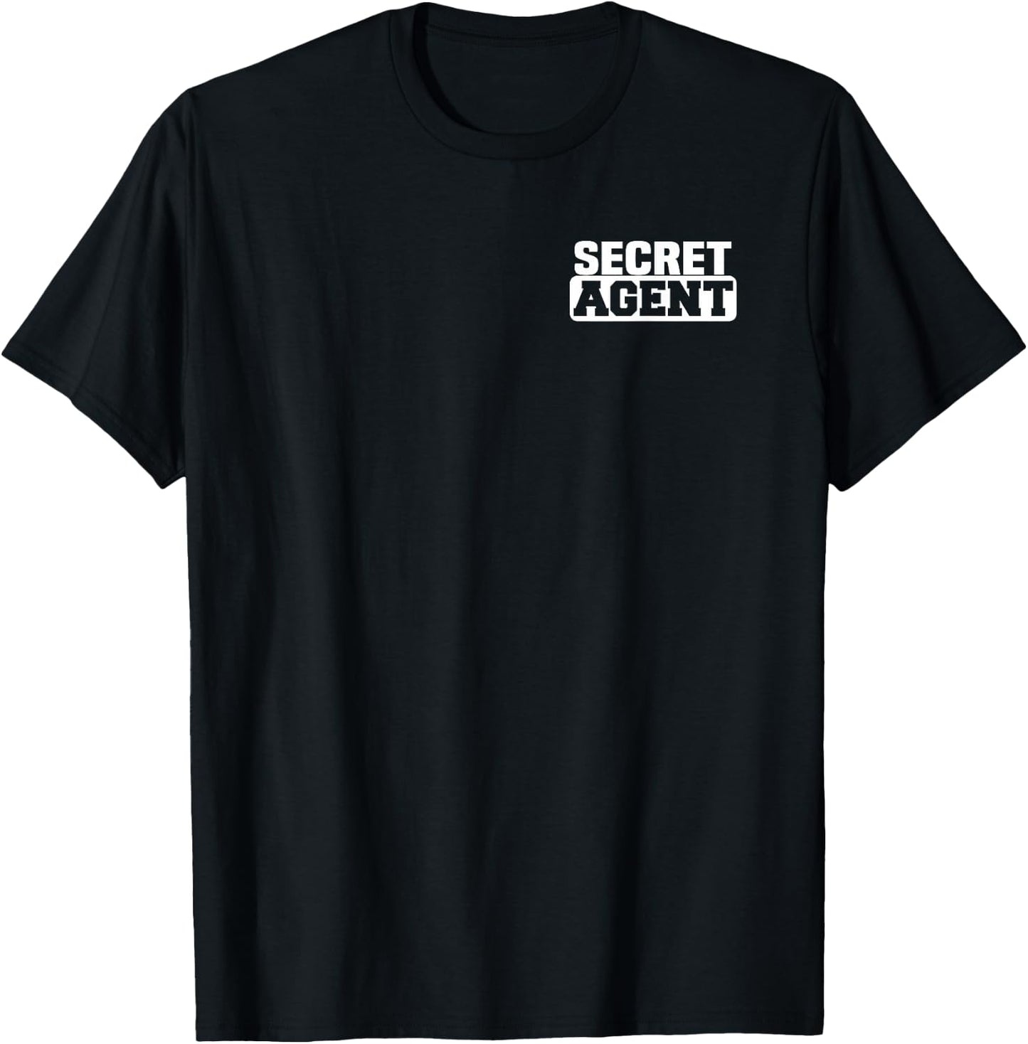 Secret Agent Covert Spy Undercover Espionage Government T-Shirt - T-Shirt | Black