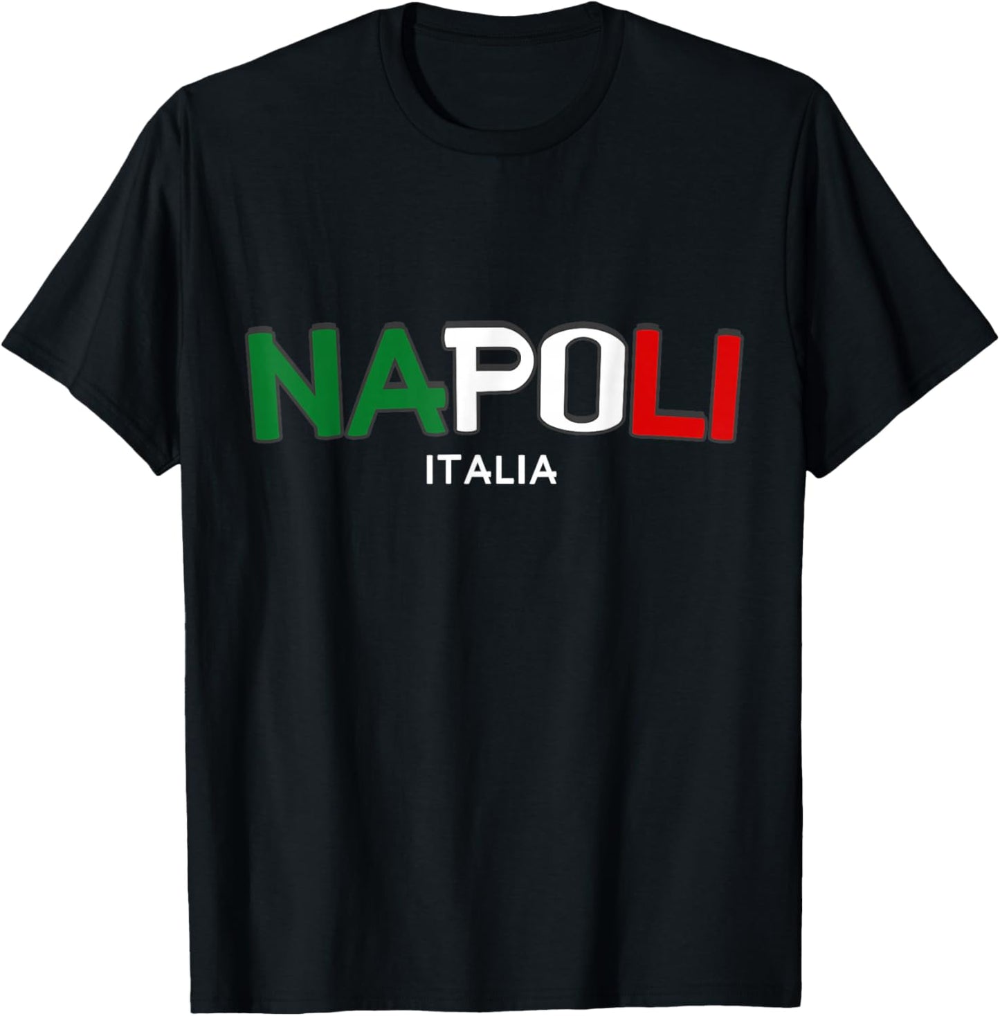 Napoli Italy Italian City Campania Travel T-Shirt - T-Shirt | Black
