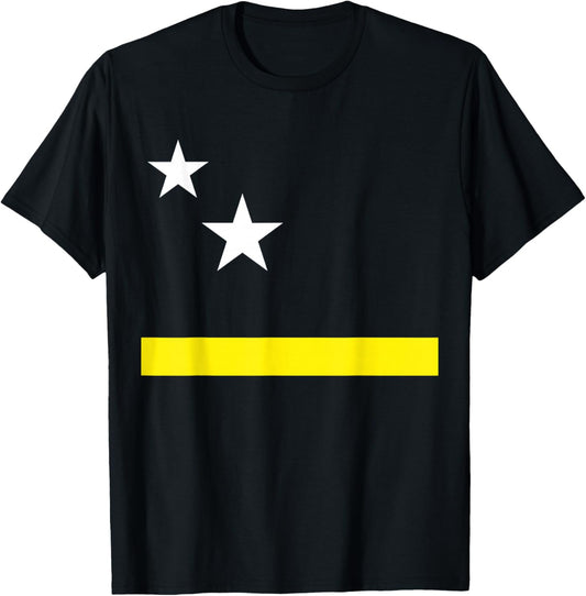Curacao,Flag of Curacao,Curacao Flag T-Shirt - T-Shirt | Black