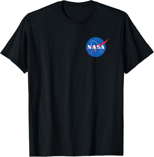 Artemis Exploration Mission 1 NASA front and back T-Shirt - T-Shirt | Black