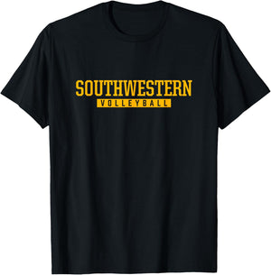 Southwestern High School Volleyball T-Shirt - T-Shirt | Black