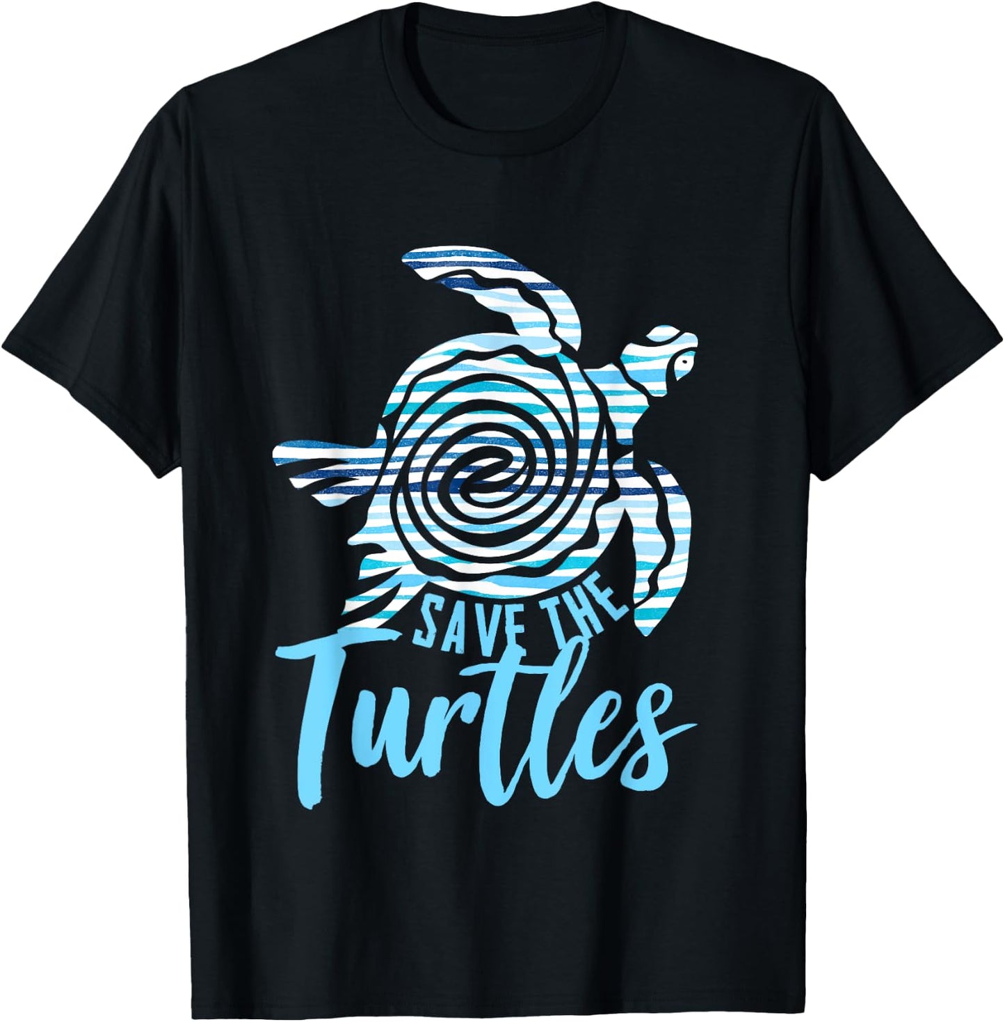 Save The Turtles T-Shirt - T-Shirt | Black