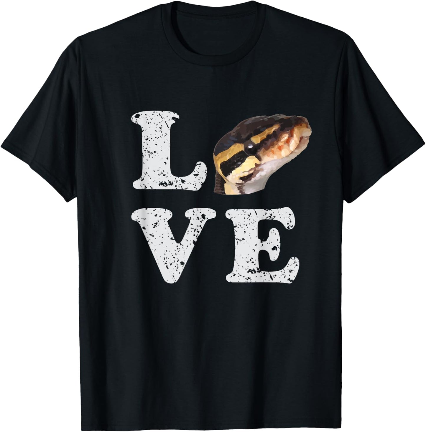 I Love my Ball Python | Pet Snake Lovers Gift T-Shirt - T-Shirt | Black