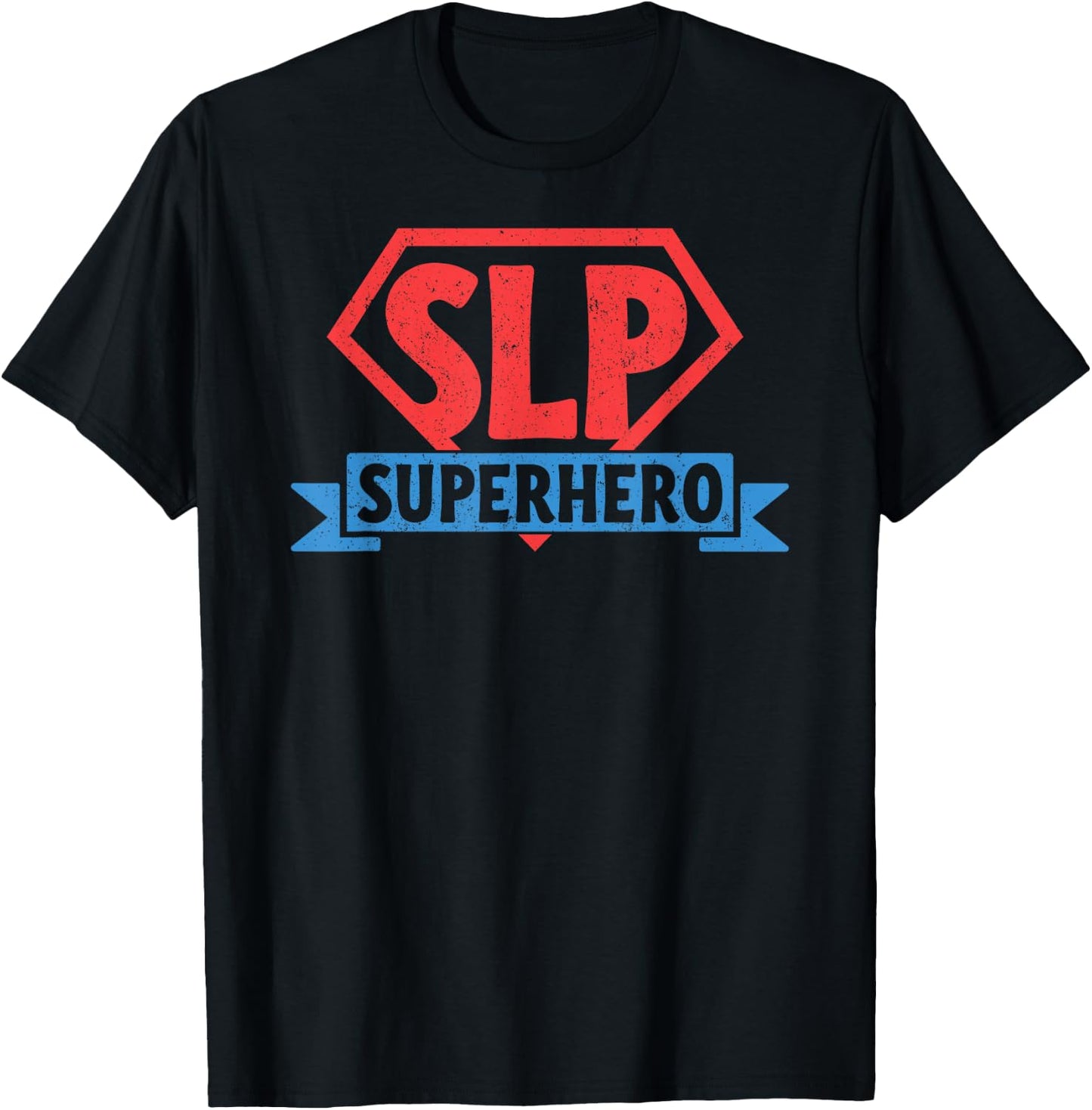 SLP Superhero Shirt SLPA Women Funny Speech Gift T-Shirt - T-Shirt | Black