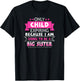 Only Child Expiring Because Going To Be A Big Sister Shirt T-Shirt - T-Shirt | Black