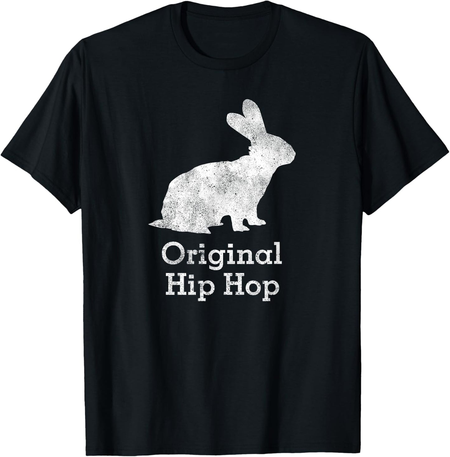 Vintage Bunny Rabbit Original Hip Hop Shirt T-Shirt - T-Shirt | Black