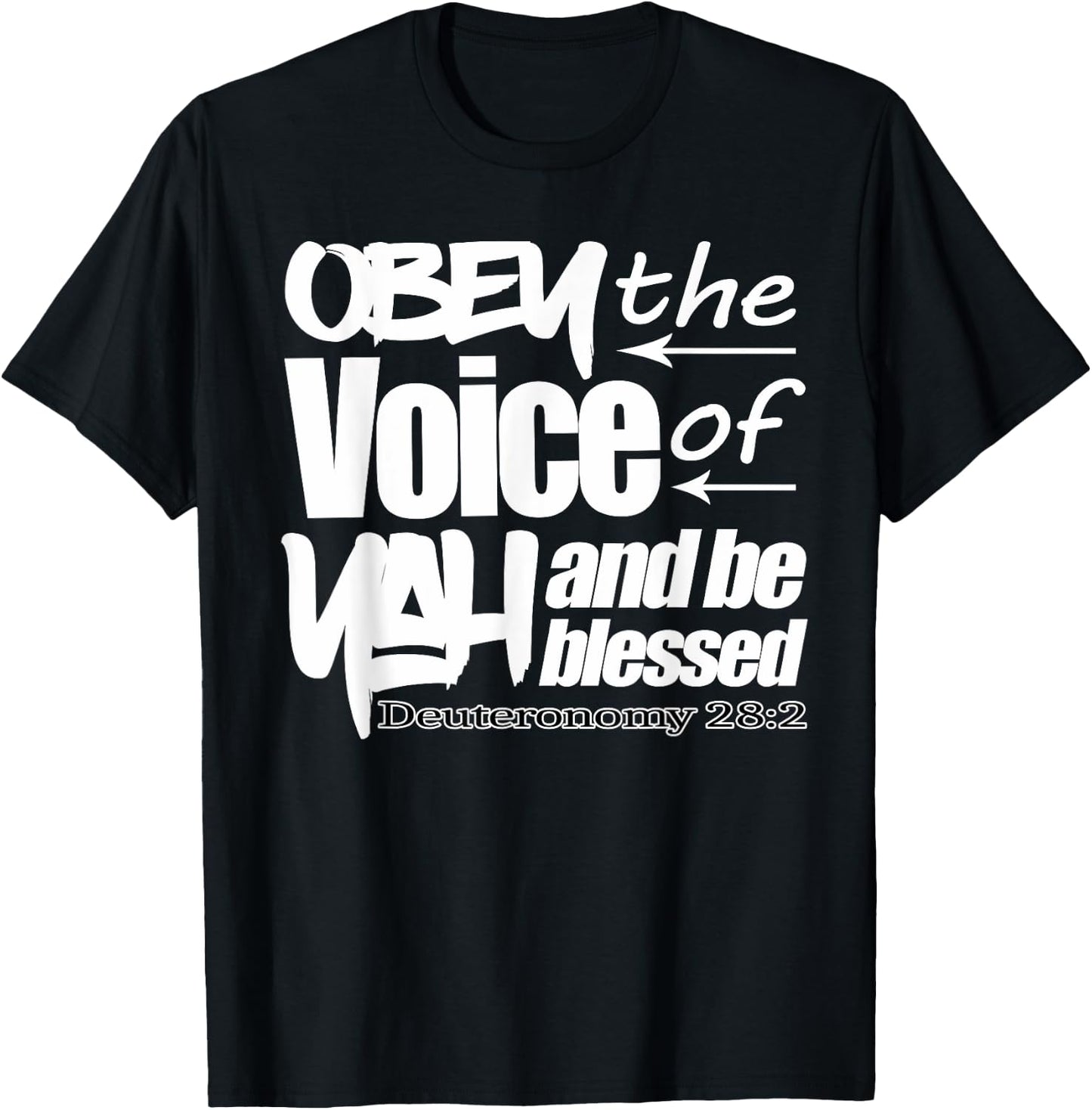 Hebrew Israelite Tribe Judah Torah Deut 28 Obey Yah T-Shirt - T-Shirt | Black