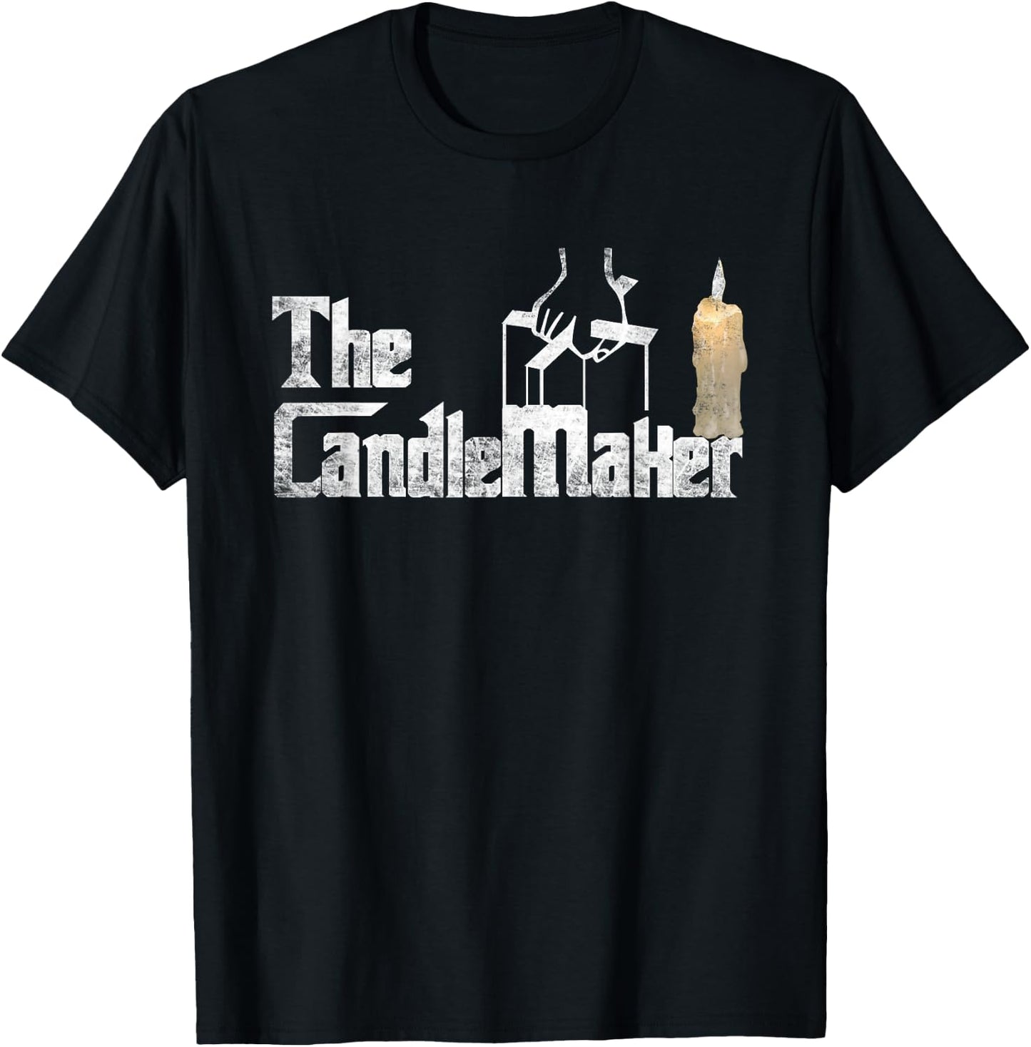 Candle Making Funny The Candle Maker Vax Candle Addict T-Shirt - T-Shirt | Black