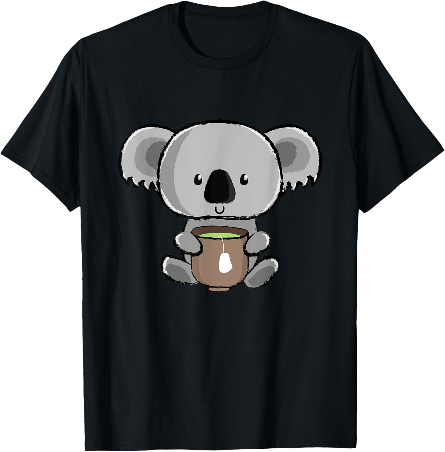 My Jokes Are Koala Tea Funny Pun Koala Bear Tea Mug Koalas T-Shirt - T-Shirt | Black
