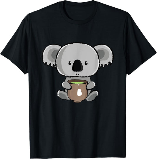 My Jokes Are Koala Tea Funny Pun Koala Bear Tea Mug Koalas T-Shirt - T-Shirt | Black