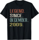 10 years old Shirt Gifts Awesome Since December 2009 T-Shirt - T-Shirt | Black