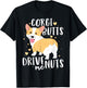 Corgi Women Men Welsh Dog Butts Drive Me Nuts T-Shirt - T-Shirt | Black
