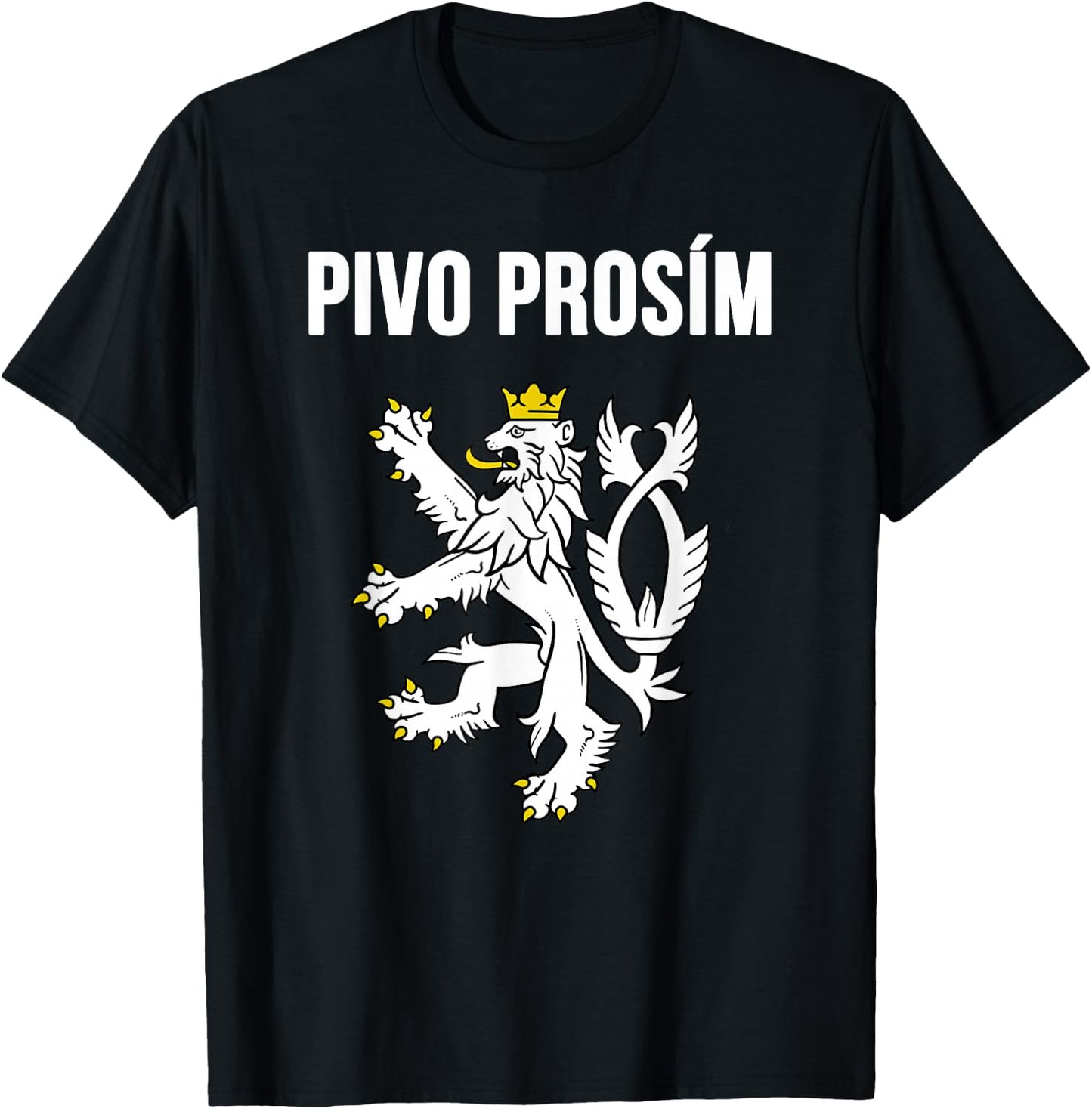 Beer Please in Czech Shirt Funny Czech Republic Souvenir T-Shirt - T-Shirt | Black