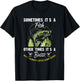 Sometimes Its a Fish - Buzz Fishing Lover - Fishermen Gift T-Shirt - T-Shirt | Black