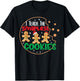 I Teach The Smartest Cookies Funny Pajama Christmas Teacher T-Shirt - T-Shirt | Black