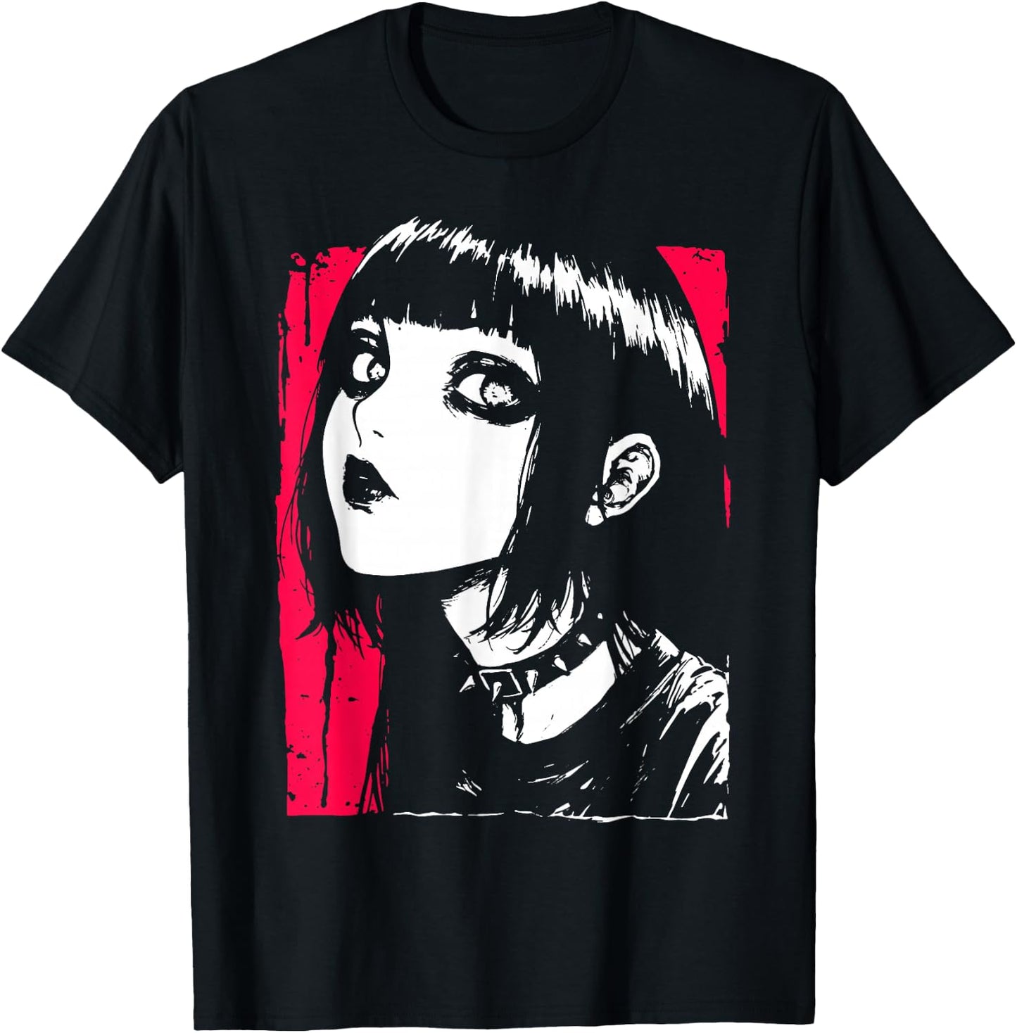 Horror Anime Manga | Japan Japanese Creepy Kawaii Goth Punk T-Shirt - T-Shirt | Black