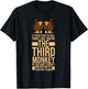 Fight as if you were the third monkey design T-Shirt - T-Shirt | Black