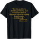 Founder Lord Jesus Christ Faux Gold Christmas Carol T Shirt T-Shirt - T-Shirt | Black