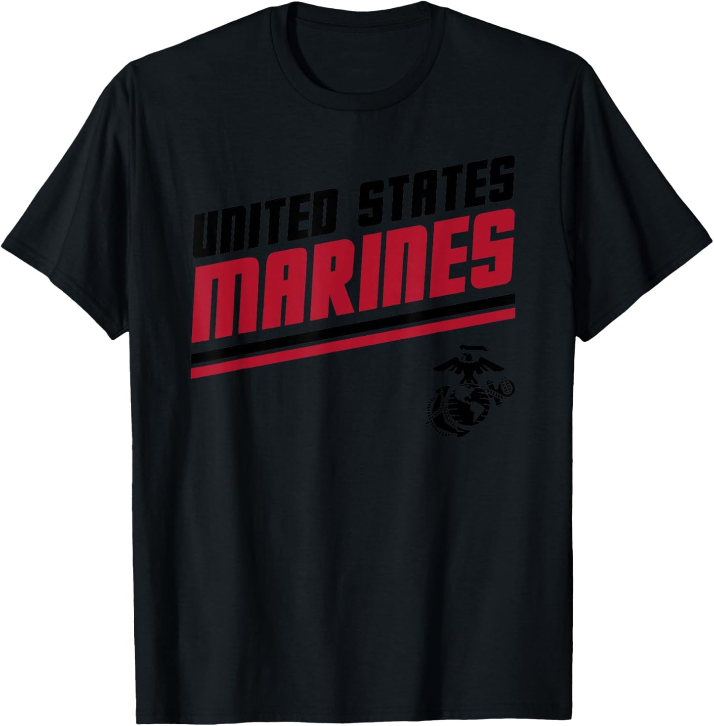 United States Marines EGA T-Shirt - T-Shirt | Black