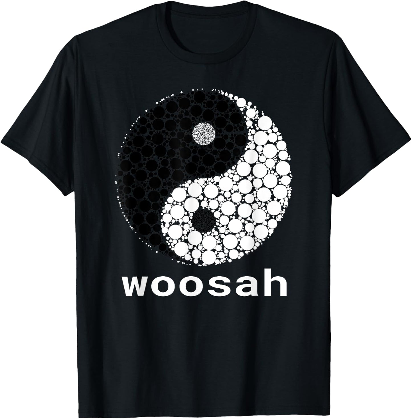 Woosah Calm Yoga Exhale Shirt T-Shirt - T-Shirt | Black