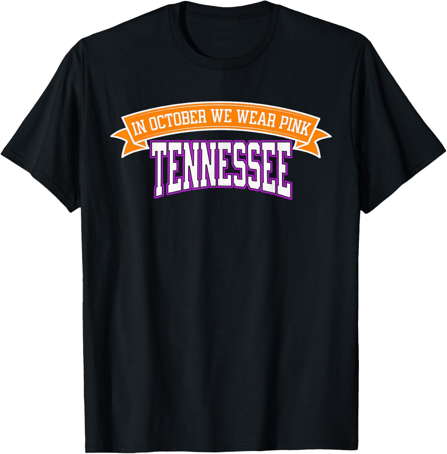Tennessee Breast Cancer Awareness - Cancer Survivor Pink T-Shirt - T-Shirt | Black