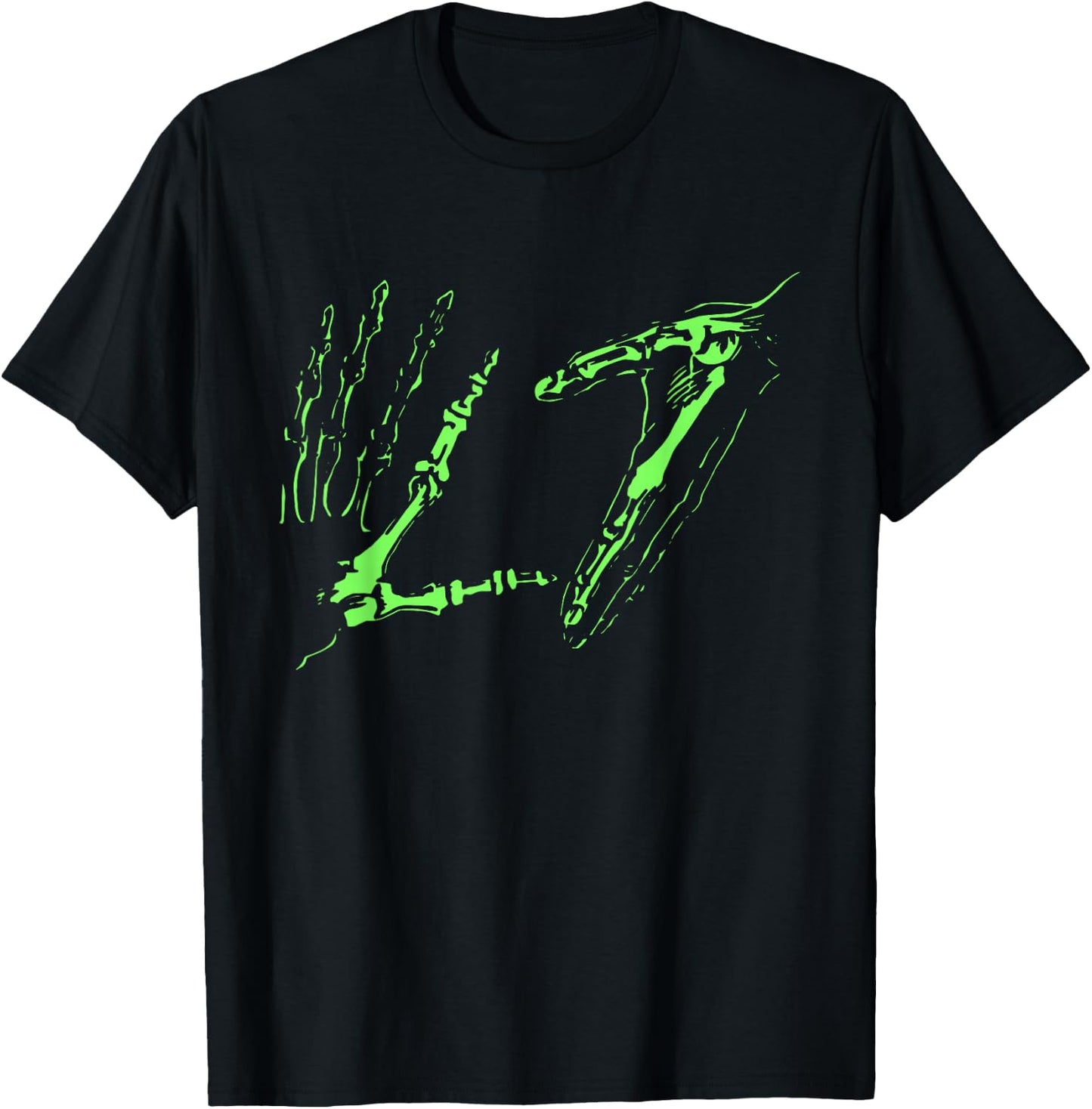 L7 Skeleton Hands T-Shirt - T-Shirt | Black