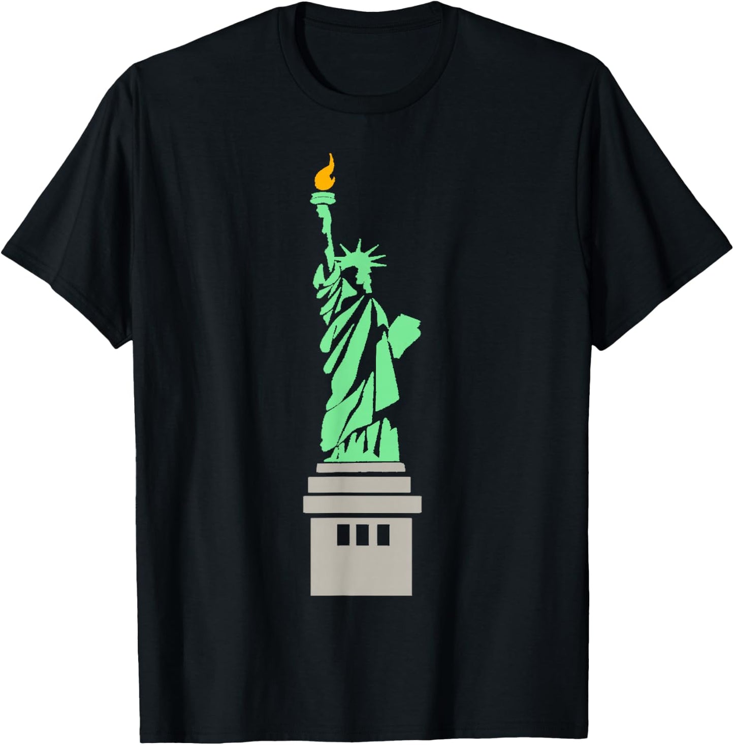 Statue of Liberty T Shirt - NYC Statue Shirt T-Shirt - T-Shirt | Black
