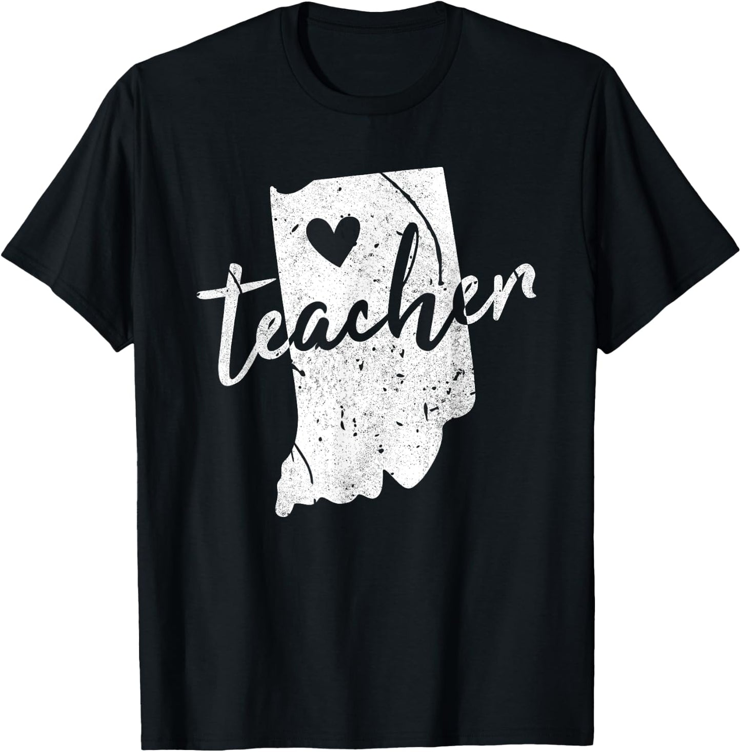 Red For Ed Indiana Teacher Men Women Girls Kids T-Shirt - T-Shirt | Black