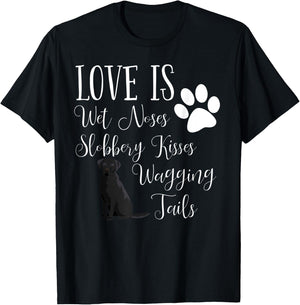 Black Labrador Retriever Dog Saying Lab T-Shirt - T-Shirt | Black